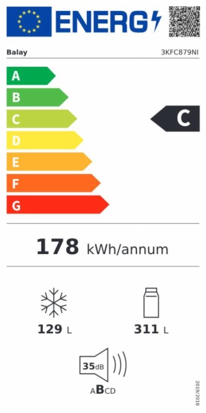 COMBI. NO FROST BALAY 3KFC879NI